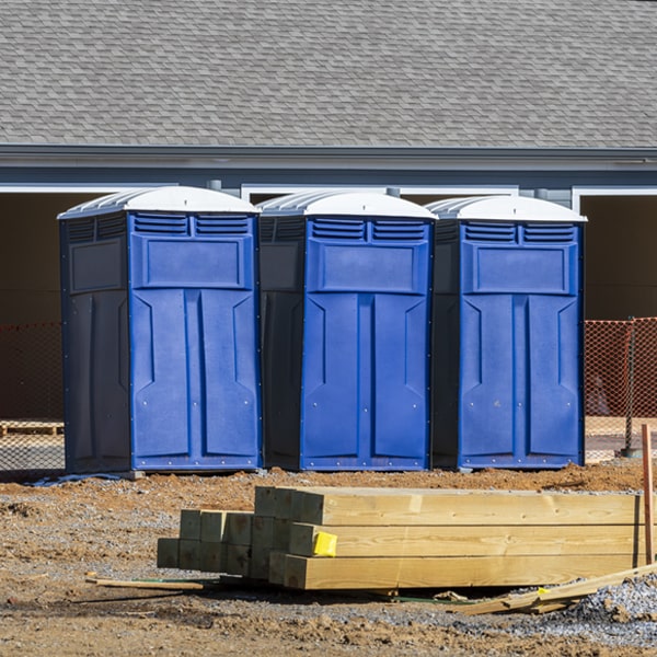 how do you dispose of waste after the porta potties have been emptied in Hydetown